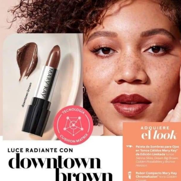 Mary Kay Semi Shine Lipstick in Downtown Brown. - Picture 5 of 5